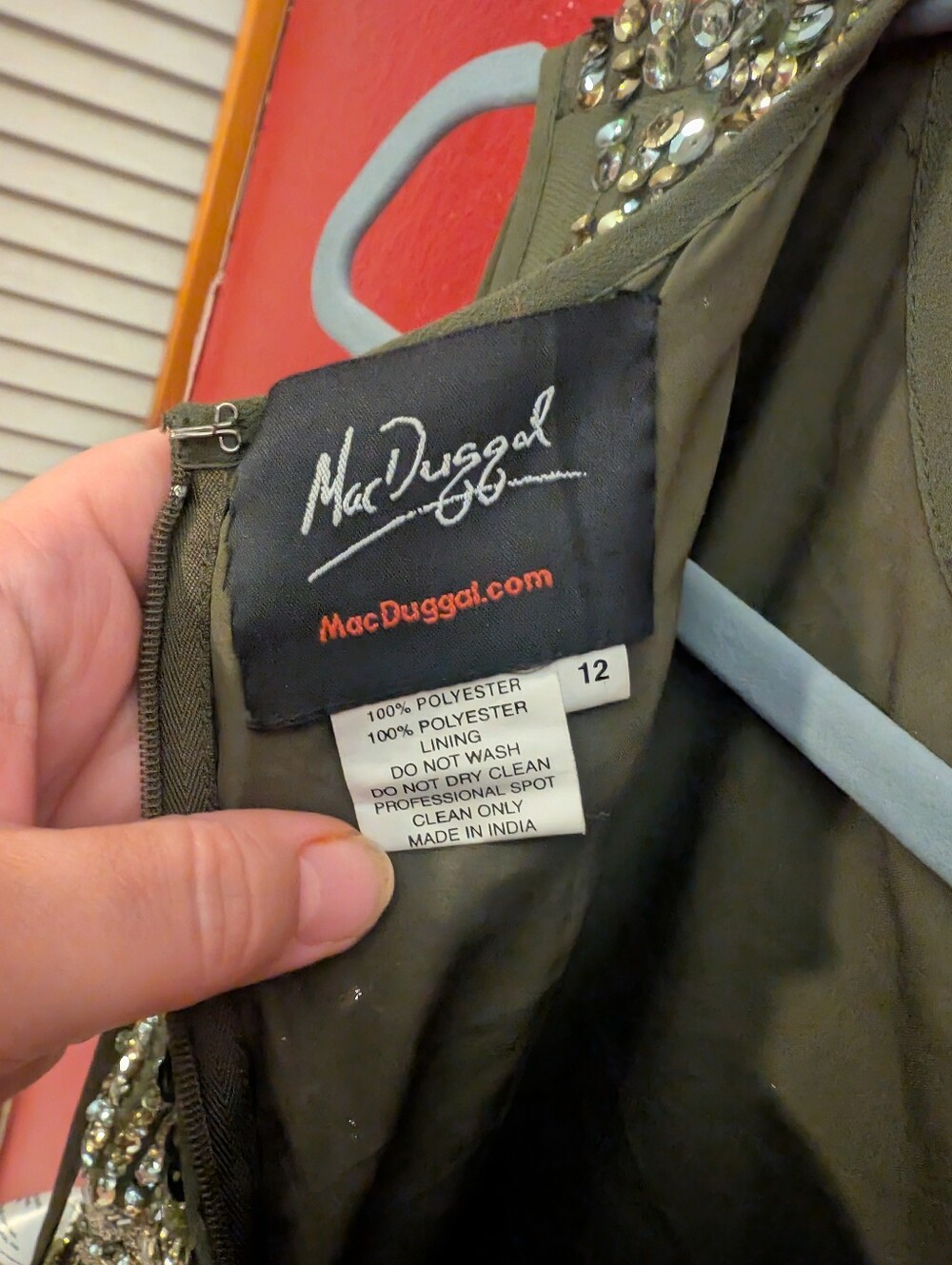 Mac Duggal 93603 sz 12 - Picture 5 of 6